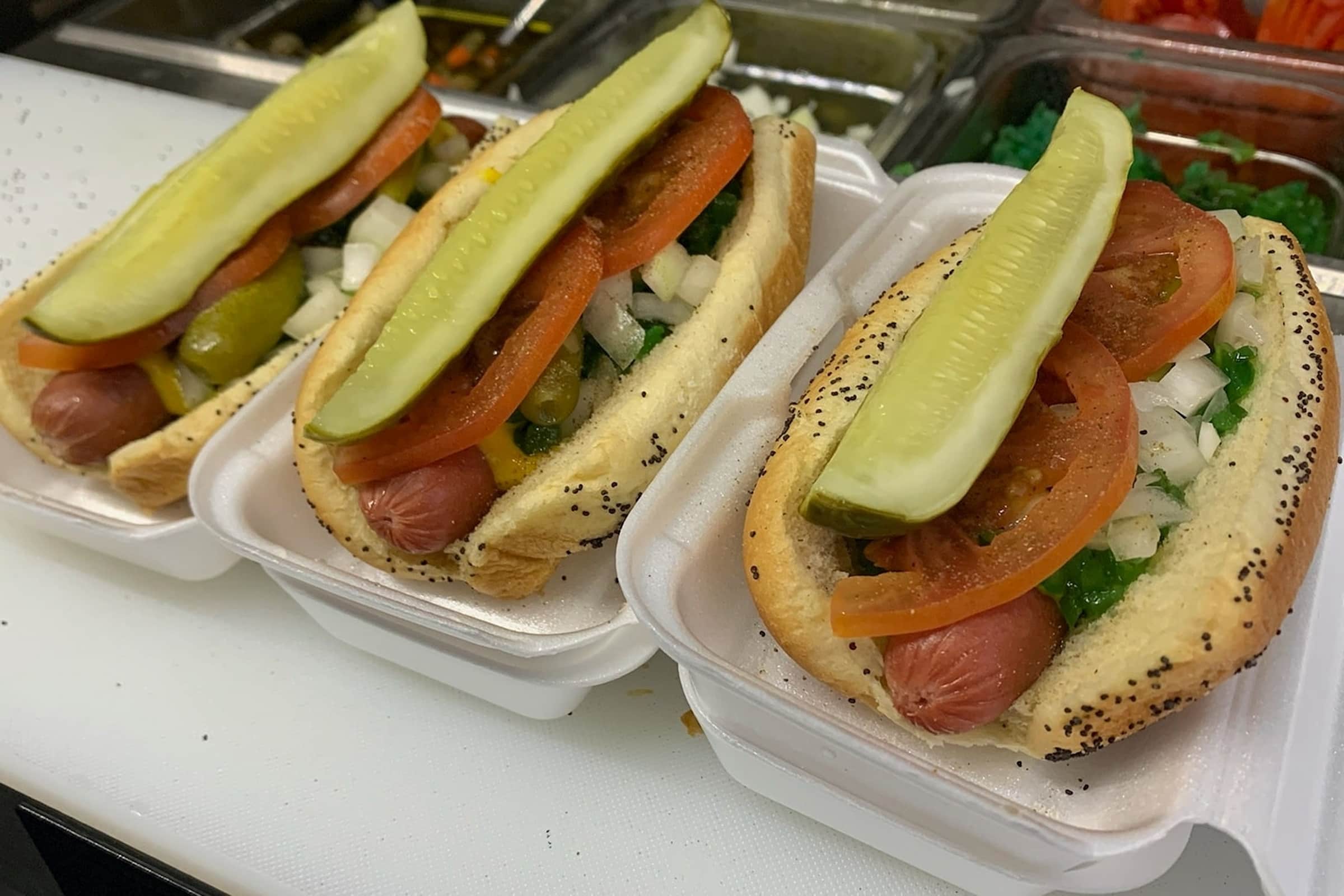 Chicago Hot Dogs Delivery Menu Order Online 12914 Jones Maltsberger