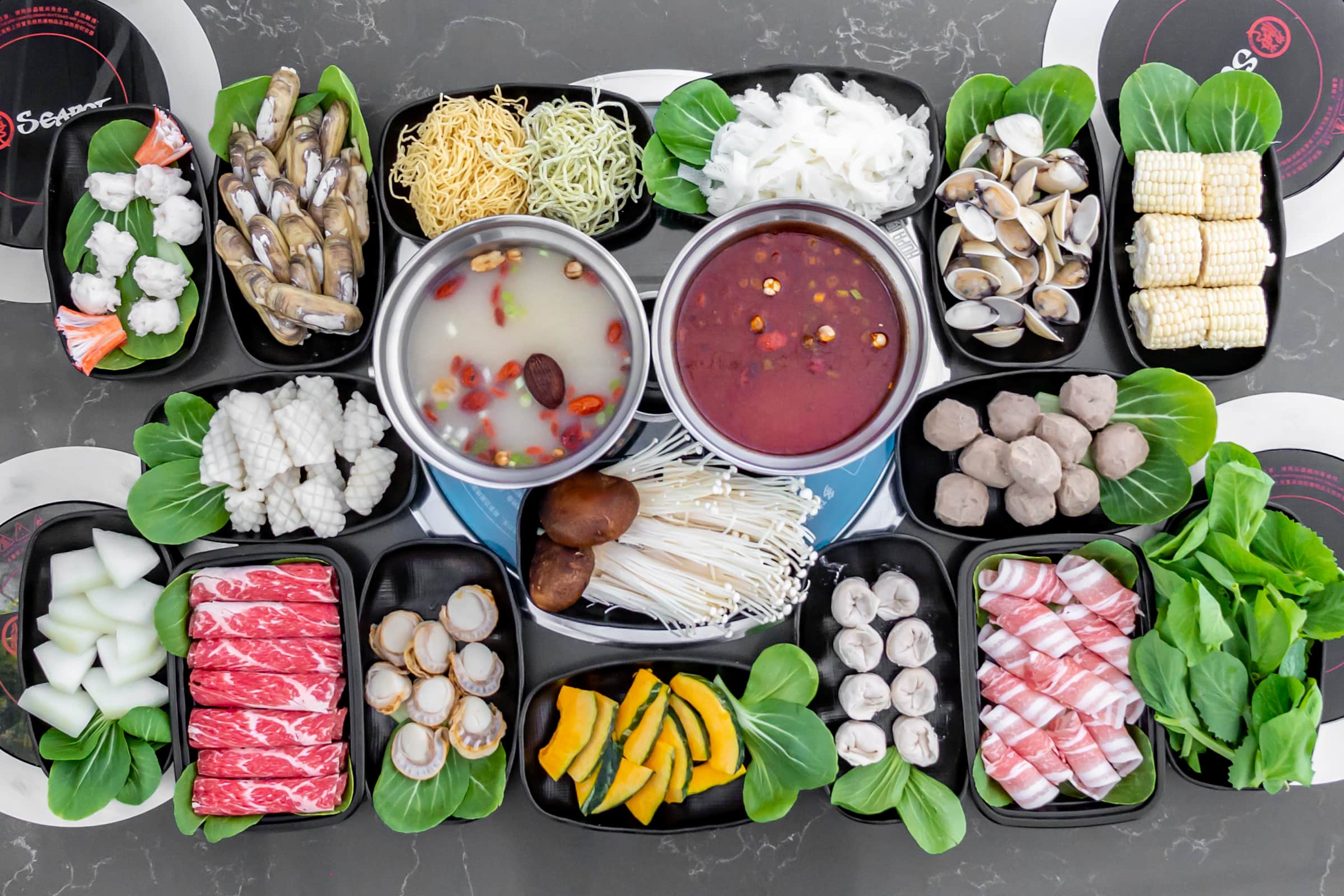 SeaPot Hot Pot & Bar Delivery Menu Order Online 740 E El Camino