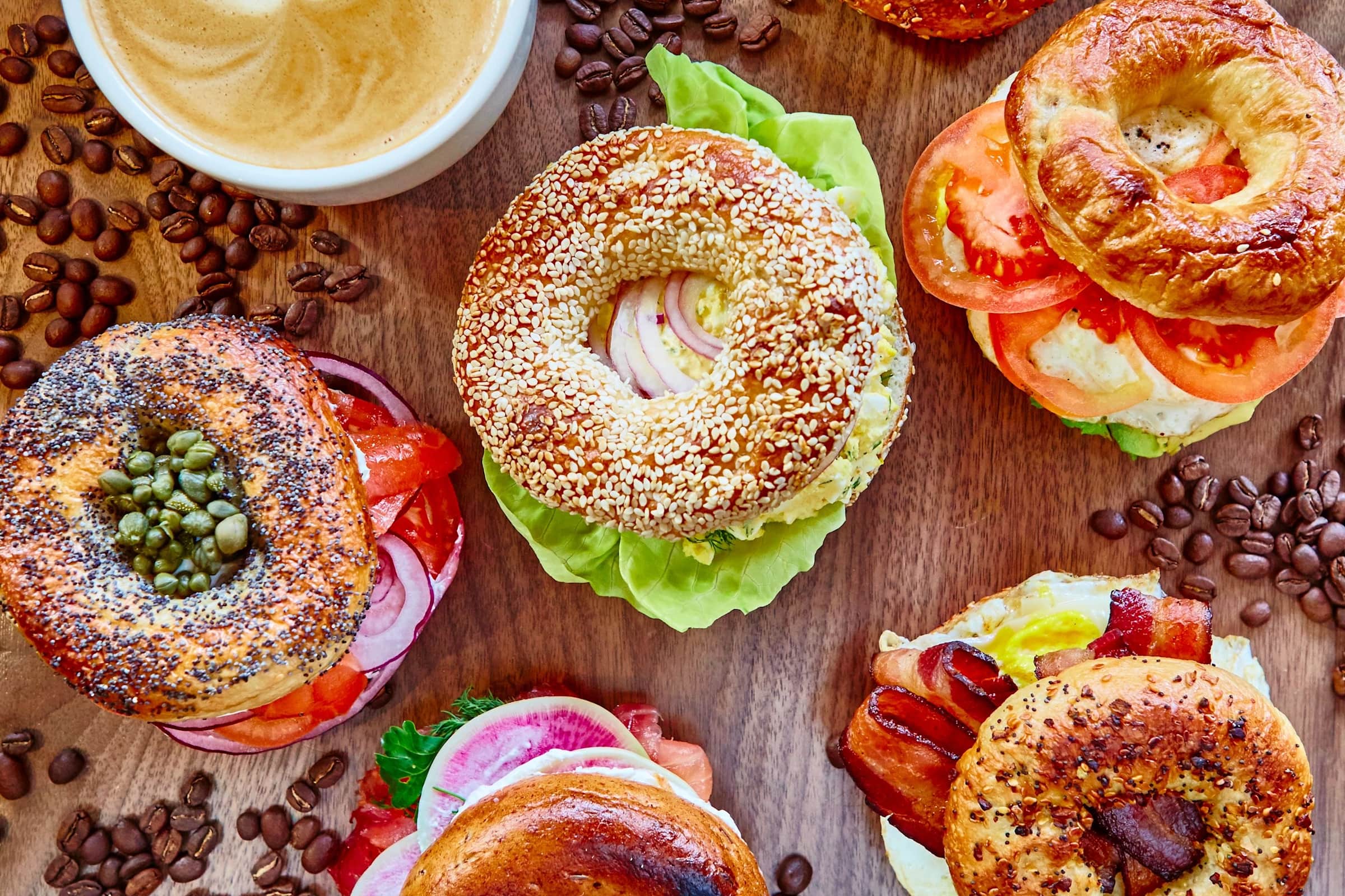 Alameda Bagels and Donuts Delivery Menu Order Online 1227 Park St