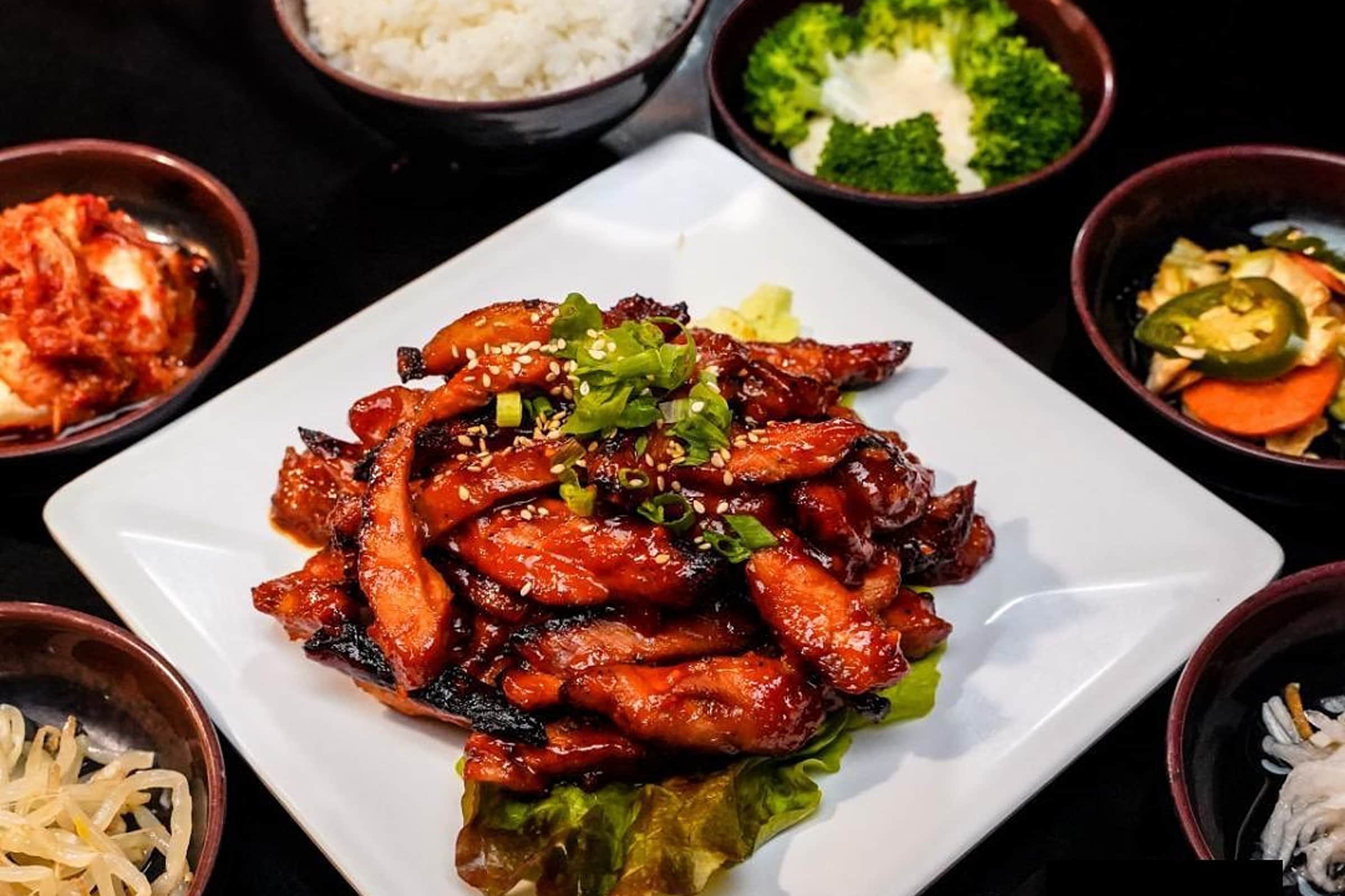 Oz Korean BBQ Delivery Menu Order Online 3343 Bradshaw Rd