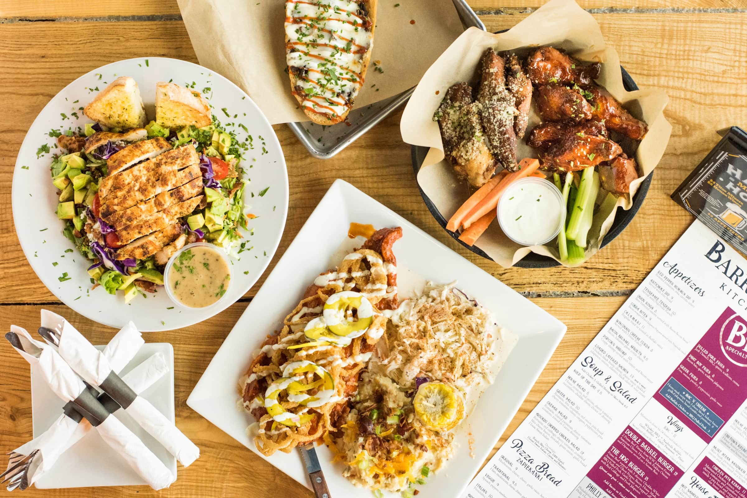 Barrel House Kitchen & Tap Delivery Menu Order Online 5100 N Harlem