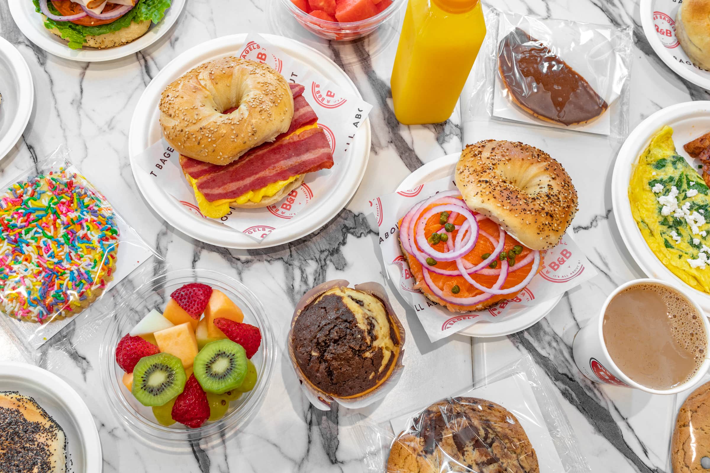 B & B Bagels Delivery Menu Order Online 1370 1st Ave New York Grubhub