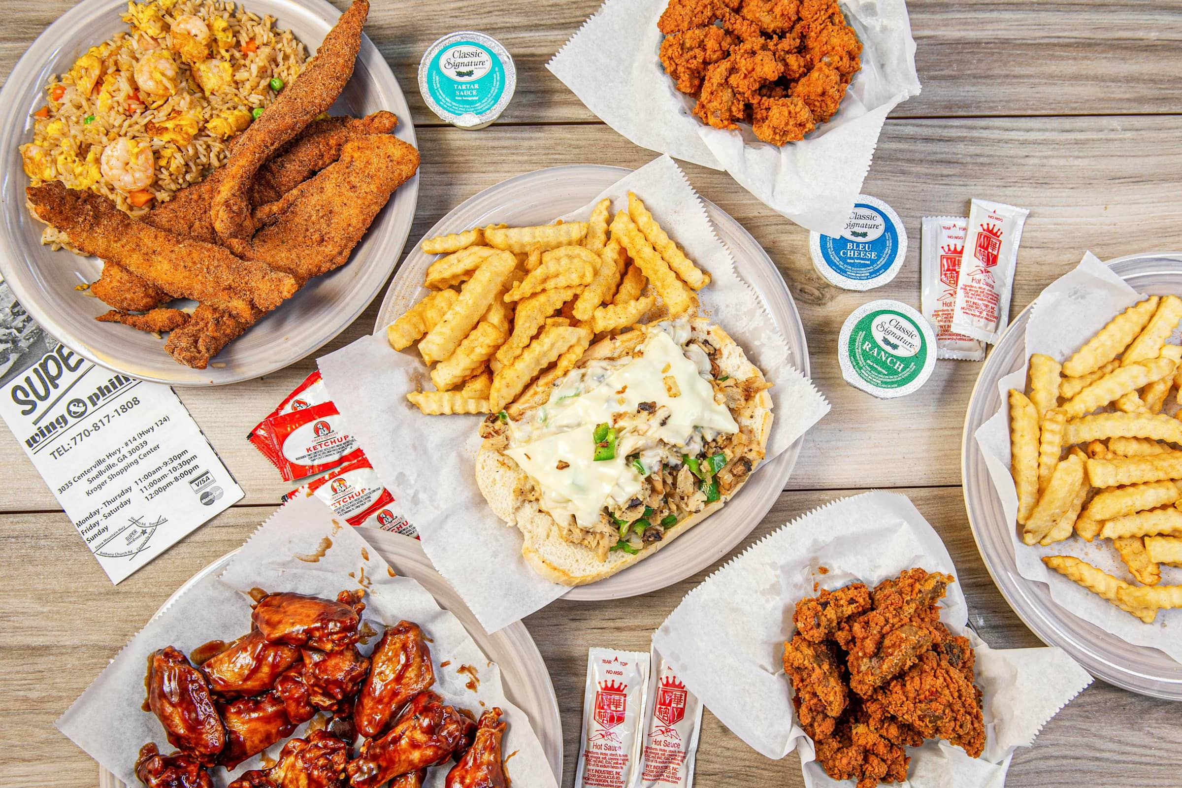 Super Wings and Philly Delivery Menu Order Online 3035 Centerville