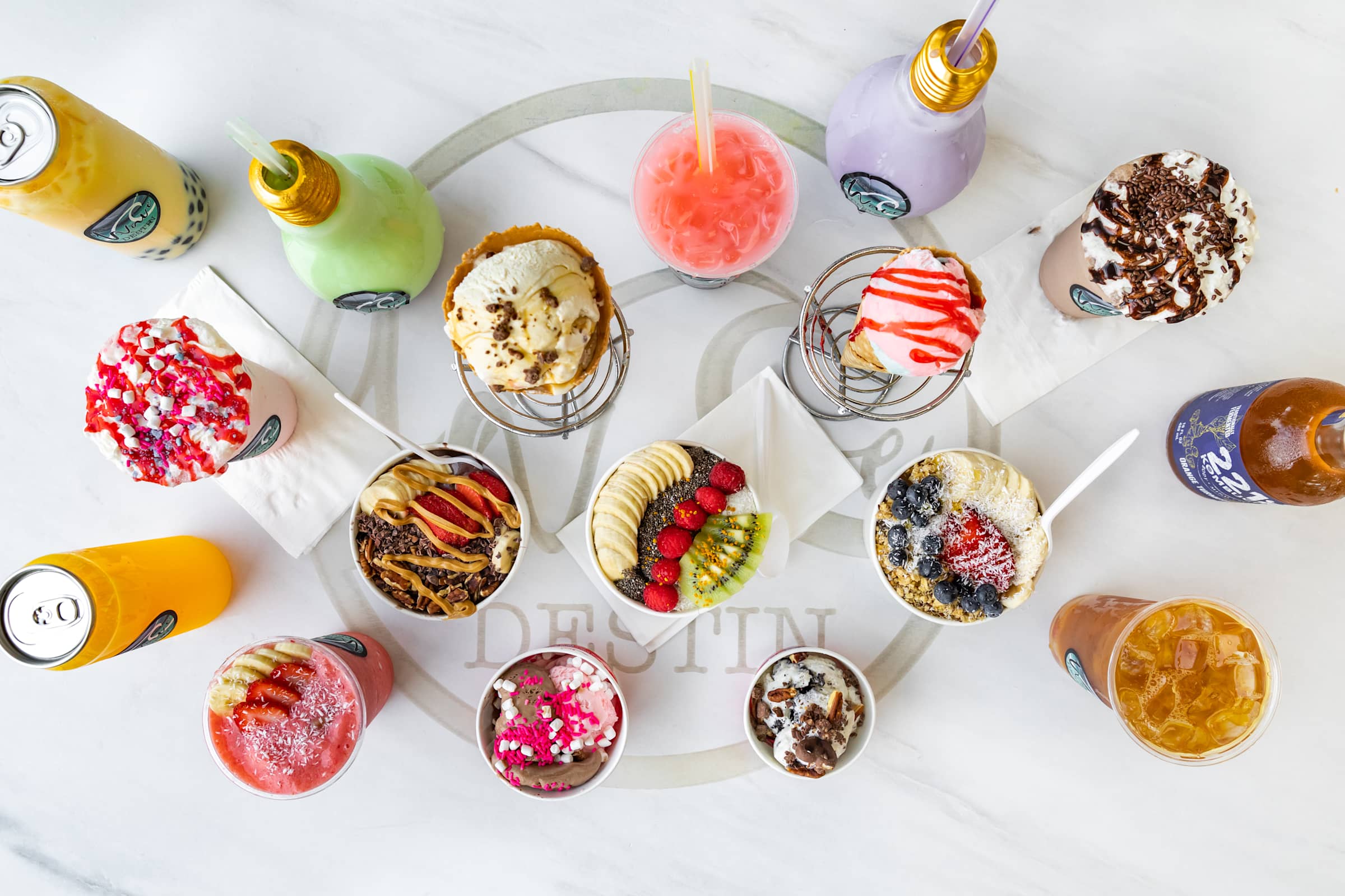 Wave ice cream & coffee Destin, FL Restaurant Menu + Delivery