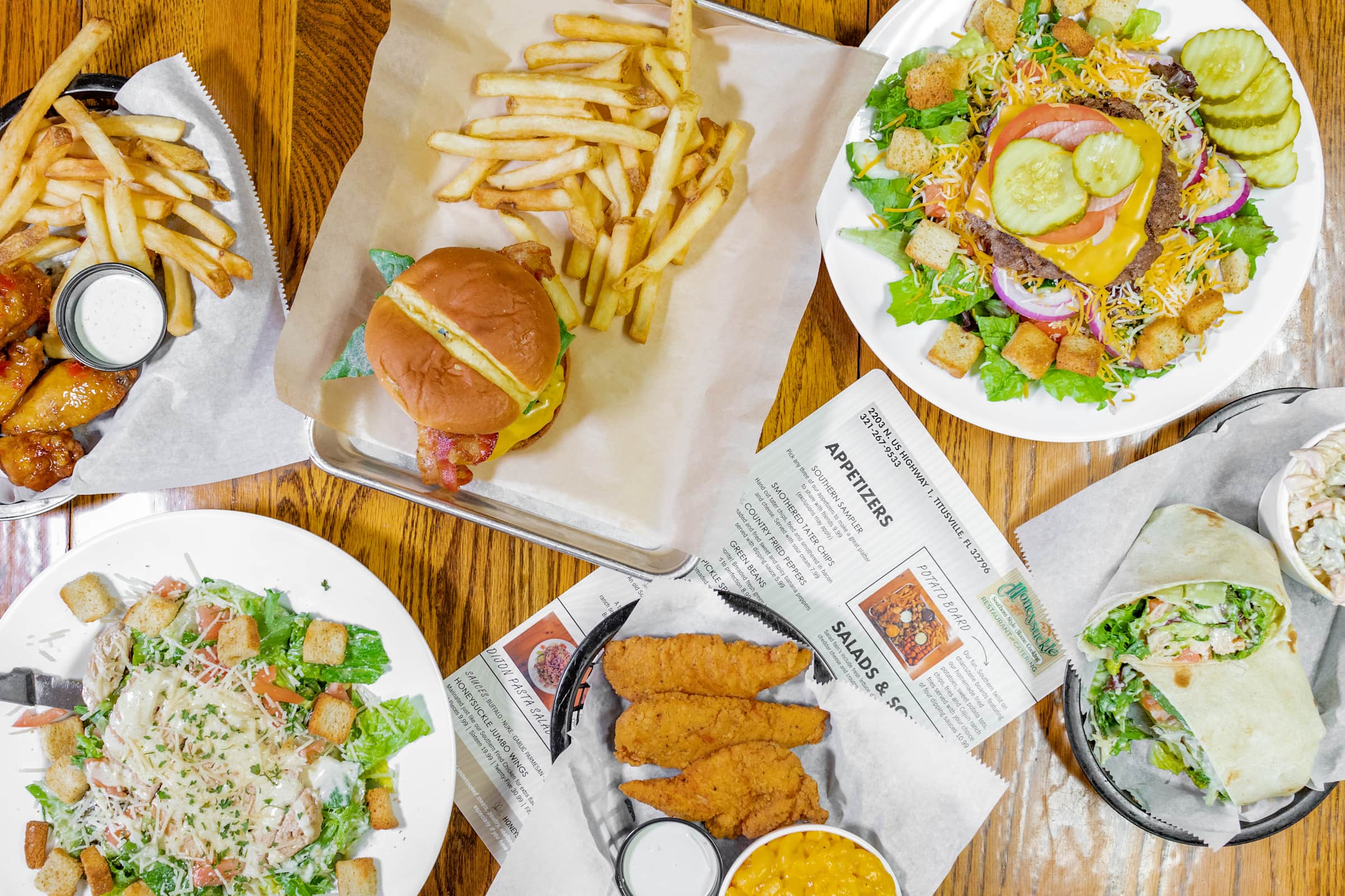 Honeysuckle Restaurant Titusville, FL Restaurant Menu + Delivery