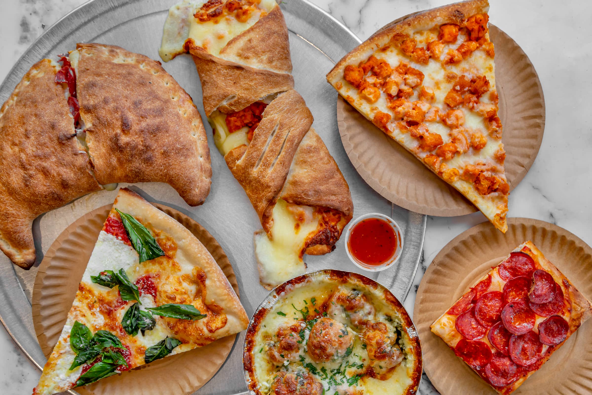 East Village Pizza - New York, NY Restaurant | Menu + Delivery | Seamless