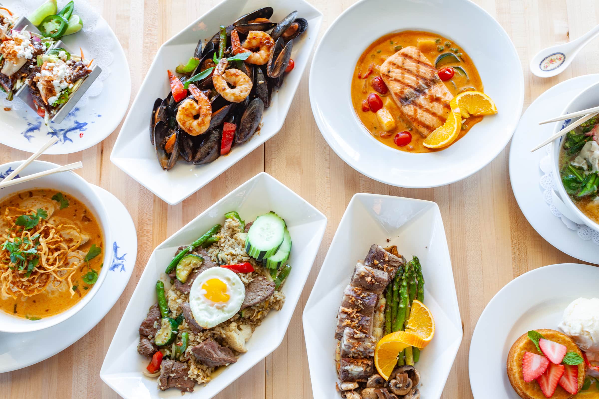 Taste Asian Fusion Bistro Delivery Menu Order Online 1473 S Five