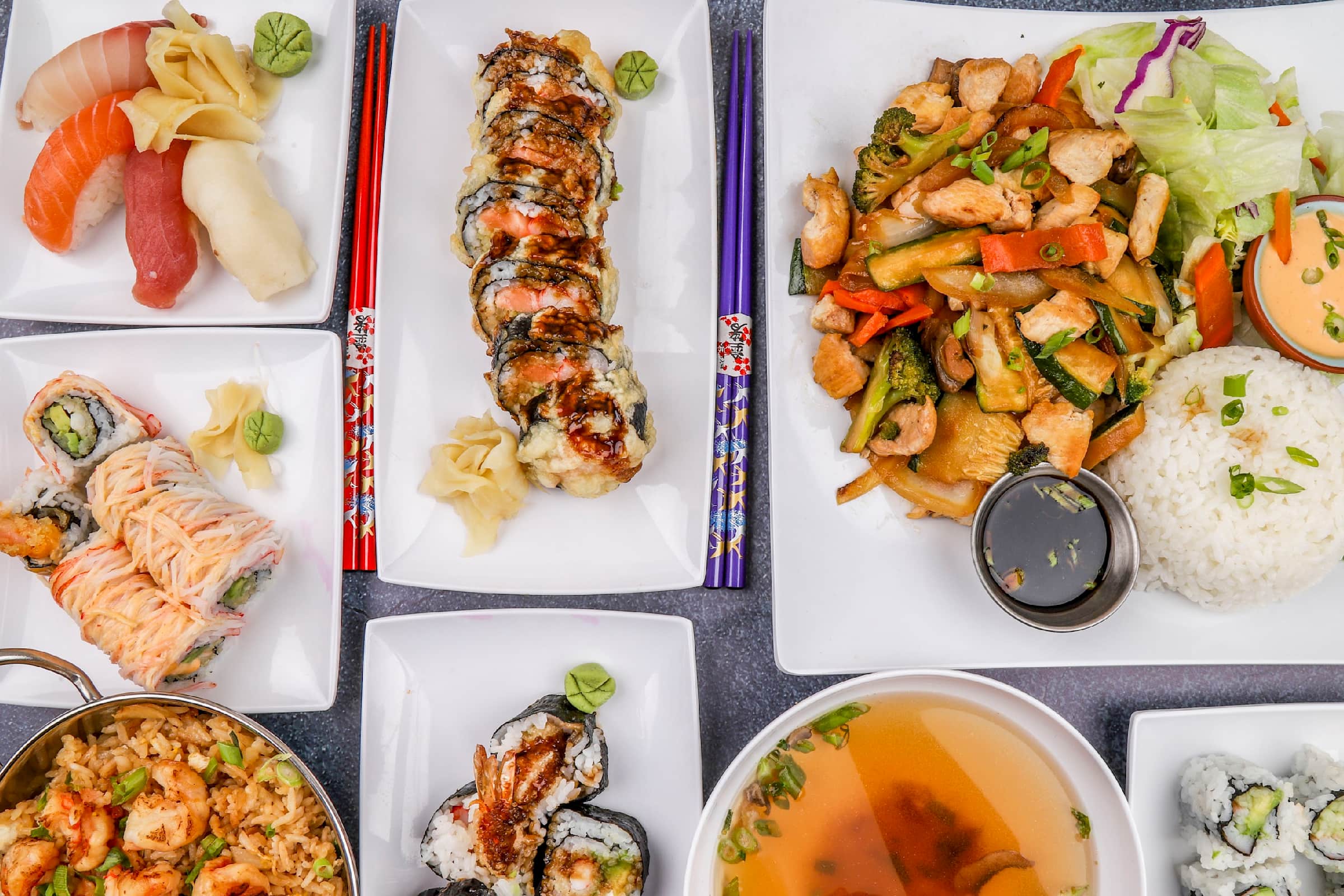 Edomae Sushi and Hibachi Grill Charlotte, NC Restaurant Menu