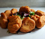 Order Honey Beans Fritters 6pcs (Akara Vegan) food online from Divine Express Catering store, Brooklyn on bringmethat.com