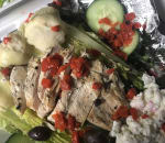 Order Grilled Greek Salad food online from Pittsford Pub & Grille store, Pittsford on bringmethat.com