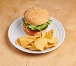 Order Spicy Black Bean Burger food online from Spirit Winds Cafe and Gift Shop store, Las Cruces on bringmethat.com