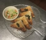 Order Khanom Pang Na Kung (Shrimp Toast) food online from Tuppee Tong Thai Restaurant store, Muncie on bringmethat.com