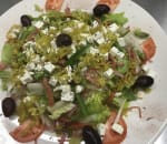 Order Greek Salad food online from Flight Deck Pizzeria store, Anchorage on bringmethat.com