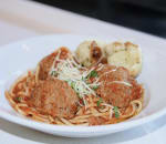 Order Spaghetti and Sal's Meatballs food online from Union Pizza Company store, Manhattan Beach on bringmethat.com