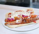 Order Sausage and Peppers Sandwich food online from Union Pizza Company store, Manhattan Beach on bringmethat.com