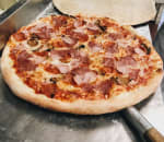 Order The Village Thin Crust Pizza food online from Union Pizza Company store, Manhattan Beach on bringmethat.com