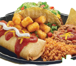 Order Chimichanga Platter food online from TacoTime store, Pocatello on bringmethat.com