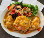Order Green Chili Burger food online from Black Eyed Pea store, Colorado Springs on bringmethat.com