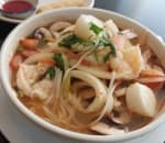 Order Thom Yum Seafood Noodle Soup food online from Tuppee Tong Thai Restaurant store, Muncie on bringmethat.com