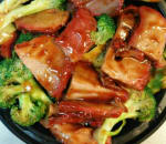 Order Roast Pork with Broccoli food online from Danny's Szechuan Garden store, Howard Beach on bringmethat.com