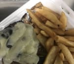 Order Mushrooms Swiss Burger food online from Pittsford Pub & Grille store, Pittsford on bringmethat.com