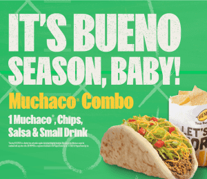 Taco Bueno Delivery Menu | Order Online | 7940 N Central Expy ...