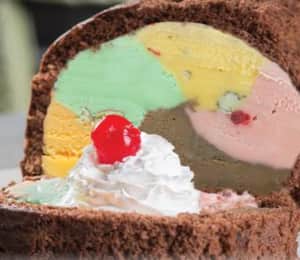 rainbow ice cream cake chicago