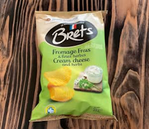Brets Potato Chips, Fromage Frais Et Fines Herbes · 125g (4.4 oz)