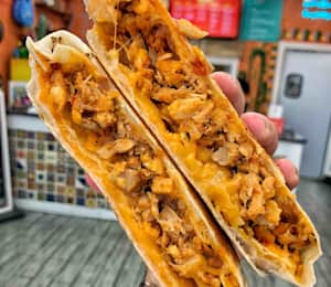 Curbside sale mexican grill