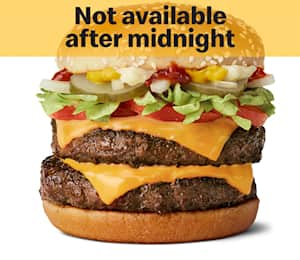 Double Quarter Pounder® with Cheese Deluxe