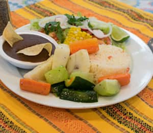 Add Ensalada Rusa Guatemalteca to any combination plate as a side. We  recommend pairing it with our white rice to make any dish that much