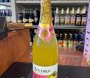 Andre Mimosa Pineapple Sparkling Wine Cocktail, 750ml Glass Bottle