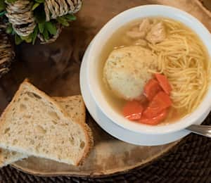 Soup Saturday: Matzo ball soup from Benji's Deli