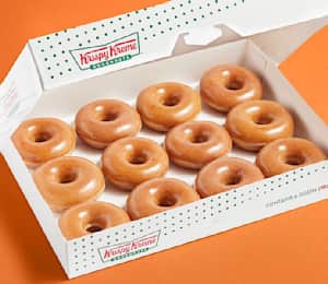 Krispy Kreme Original Glazed Doughnuts, Minis, 16 Count