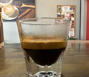 Cortado (4.5oz)  Ten Drops Coffee