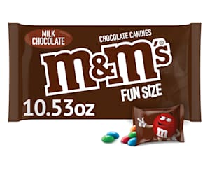 My M&Ms Milk Chocolate Brown Bulk Candy In Resealable Pack For Buffet,  Birthday Parties, Theme Meetings, Tasty Snacks For Diy Party, Edible Decor,  Fun Snacks, Brown, 32 Oz 