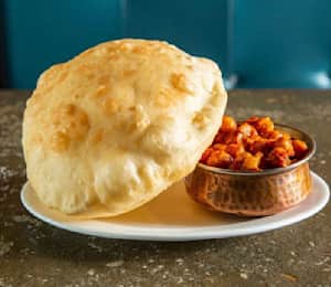 restaurant on johnson Chana Bazi with Poori