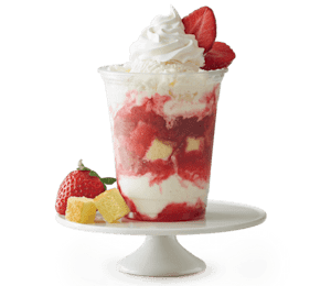 On Second Scoop: Ice Cream Reviews: Wendy's Strawberry Shortcake Frosty  Parfait Review
