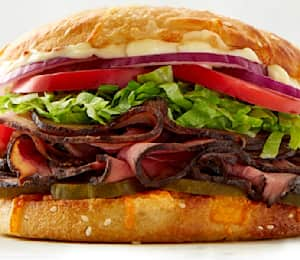 Roast Beef & Cheese Sandwich