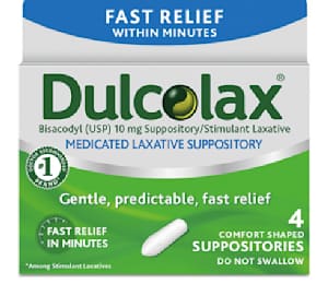 Dulcolax 10mg Suppository - 4ct