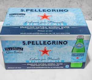 San Pellegrino Sparkling Water 12/33oz Glass Bottles