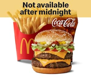 Double Quarter Pounder® with Cheese Deluxe Meal