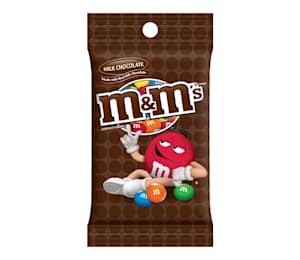  M&M'S Milk Chocolate Candy Peg Bag 5.3-Ounce (Pack of 12) :  Grocery & Gourmet Food