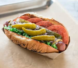 Hot Dogs with Onion & Stone Ground Mustard Relish - The Carrot