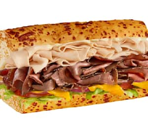 #8 Roast Beef, Turkey & Cheddar - Hot