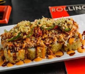Rock and hot sale roll sushi menu