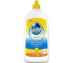 Pledge® Wood Wipes, Expert Care™, Lemon Scent, Cleaner Wipes, 24 PC