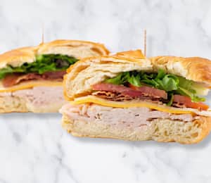 Turkey Club on Croissant