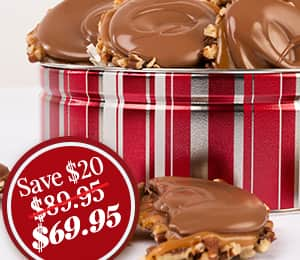 Pecan Log Rolls 2-Pack - Savannah's Candy Kitchen