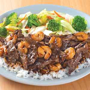 5. Beef and Shrimp Teriyaki